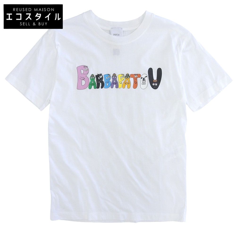 PATOU パトゥ オーガニックコットン バーバパトゥ Tシャツ トップス レディース ホワイト S JE0469999001W S 5,921円