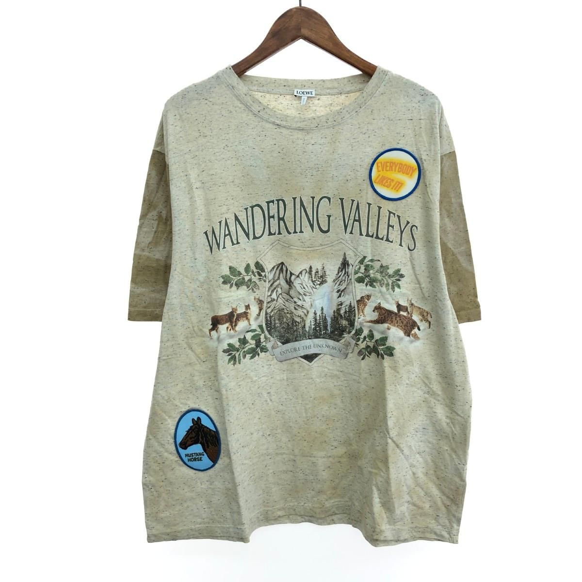 LOEWE ロエベ 半袖カットソー サイズ:L Tシャツ WANDERING VALLEYS 