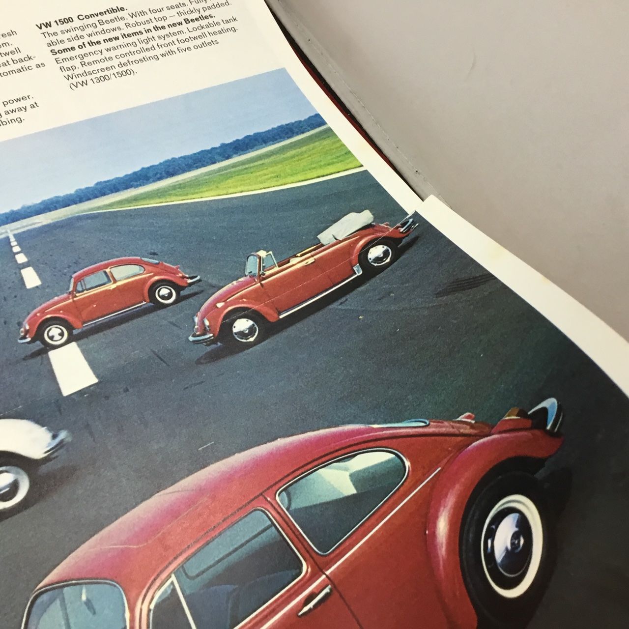 Prospekt VW Volkswagen 1200-1600 Programm technische Daten 