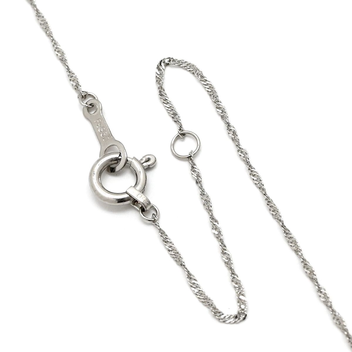 ネックレス 一粒 ダイヤペンダント 1.0ct プラチナシルバー Pt999 1ct 