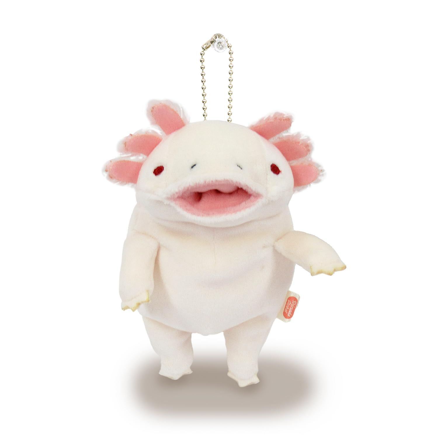 【在庫処分】もちうぱ もちシリーズ アイボリー (mini) Global) 7×5×14cm ぬいぐるみ ウーパールーパー シナダグローバル ...