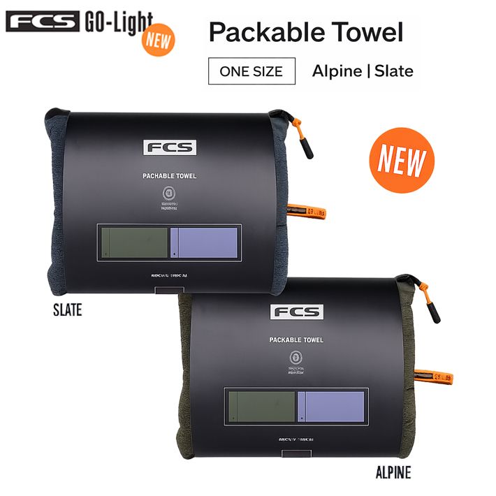 FCS FCS packable towel FCS Go-light travel towel surfing marine sports surf trip outdoor useful goods free shipping!
