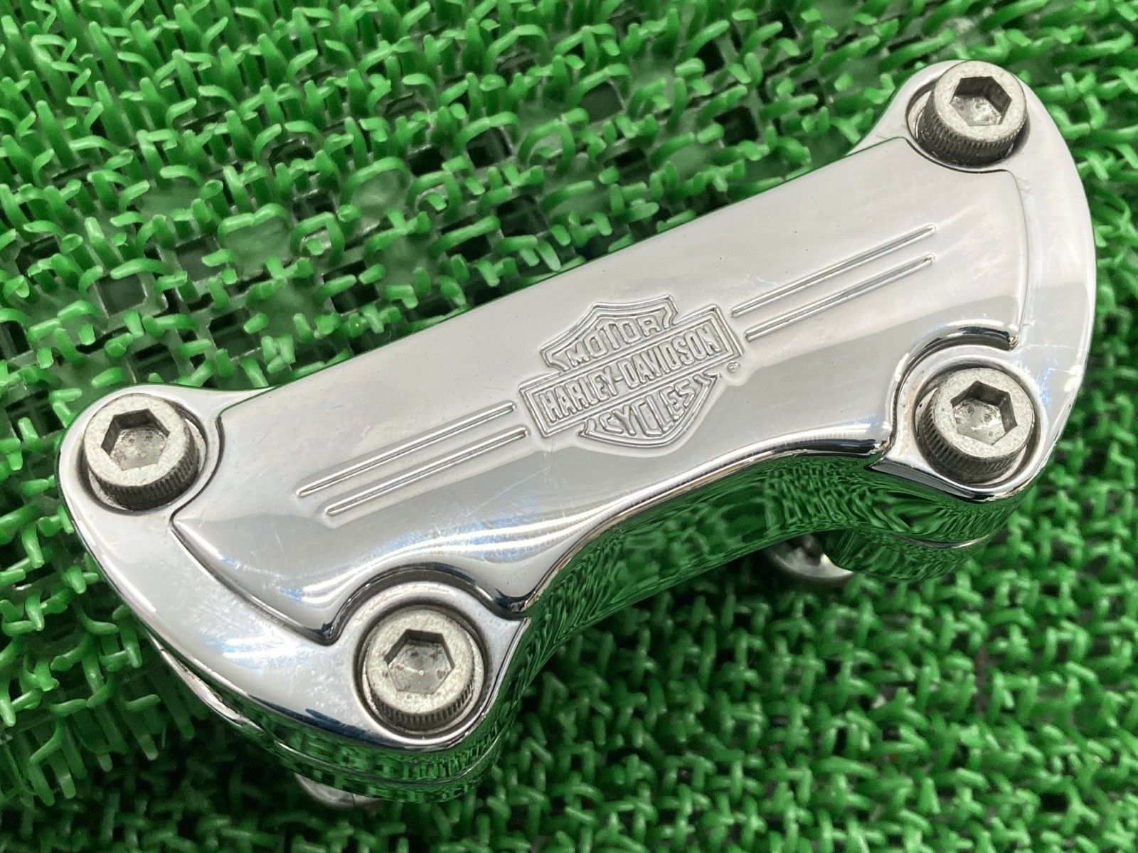 ハンドルポスト ハーレー 純正 中古 バイク 部品 1インチハンドル用