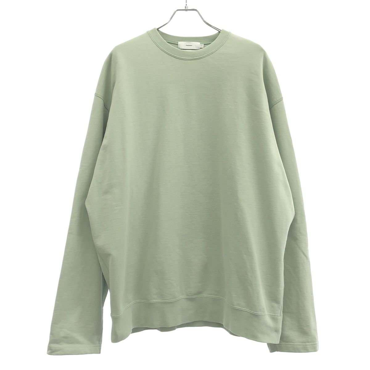 Graphpaper グラフペーパー 22SS Compact Terry Roll-Up Sleeve Crew 