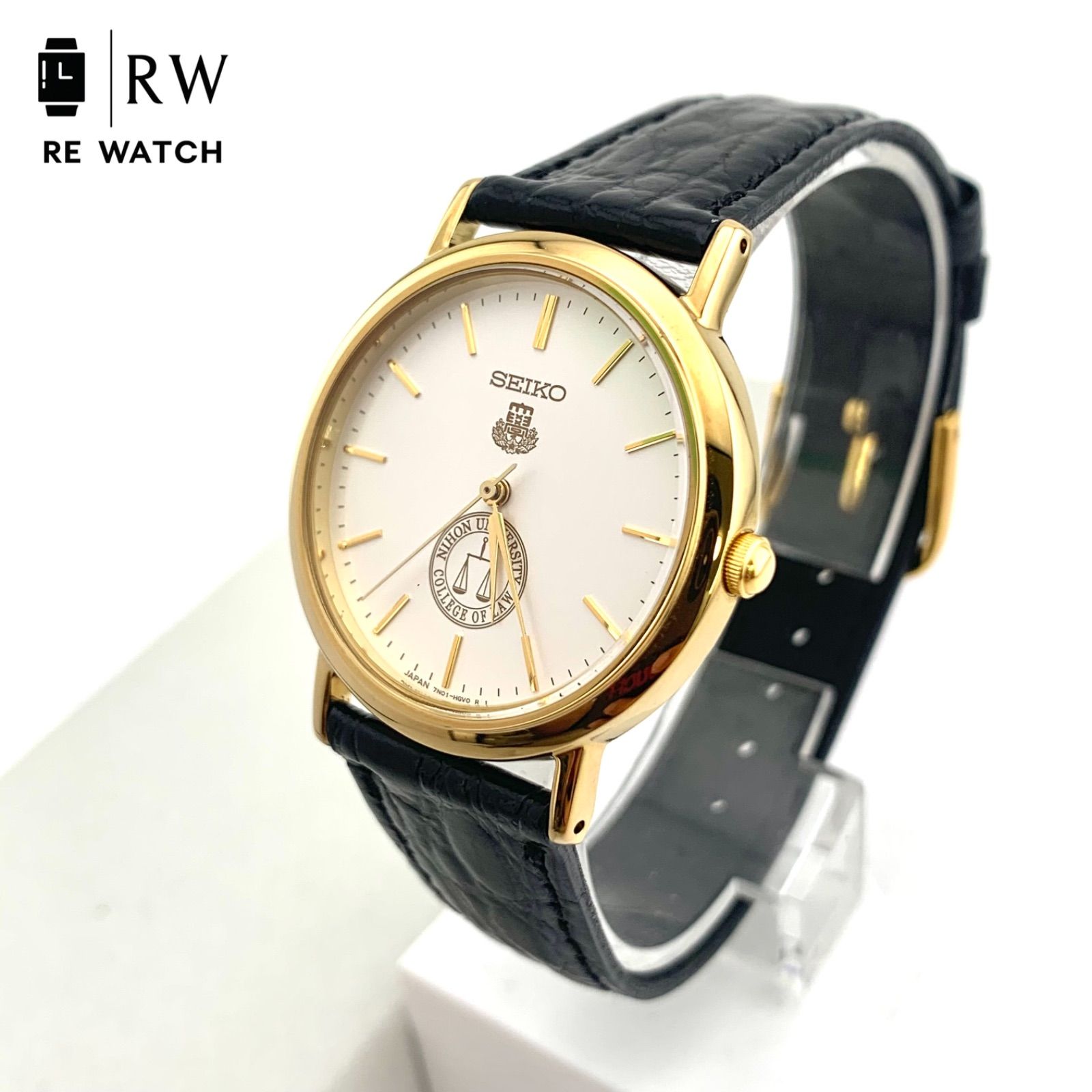 美品】SEIKO 7N01-6890 クォーツ 腕時計 ゴールド/ホワイト - メルカリ