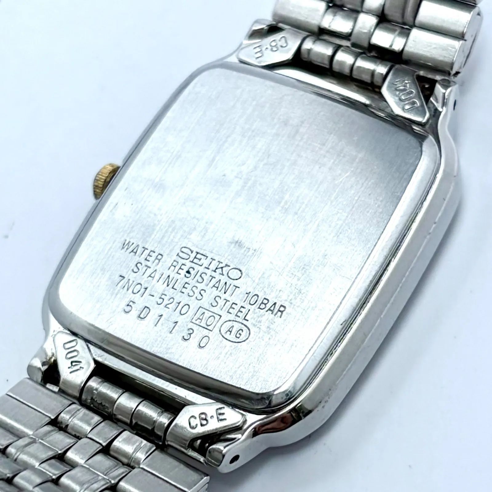 新品電池】SEIKO セイコー SPIRIT スピリット メンズ 腕時計 スクエア 