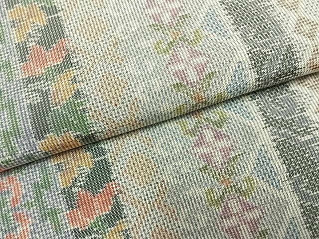 平和屋着物○都喜ヱ門 本場大島紬 一元7マルキ 総絣 新渡日 藤絹織物 