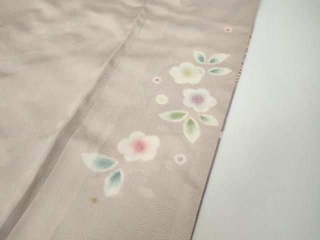 平和屋着物○訪問着 駒刺繍 道長舞桜文 暈し染め 金彩 ロング丈 正絹