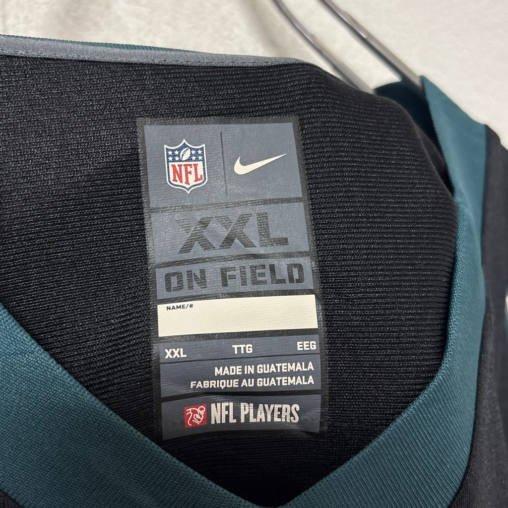 NIKE】 NFL Philadelphia Eagles Football Shirts WENTZ フィラ