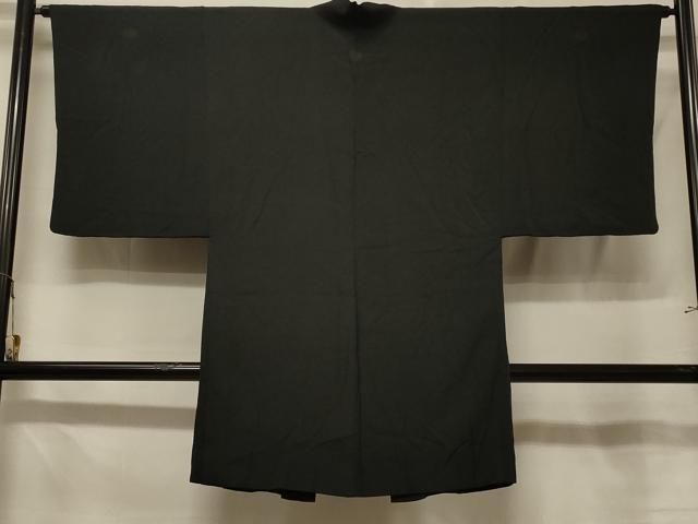 送料無料】平和屋着物＃男性 長羽織 紬地 140亀甲 正絹 逸品