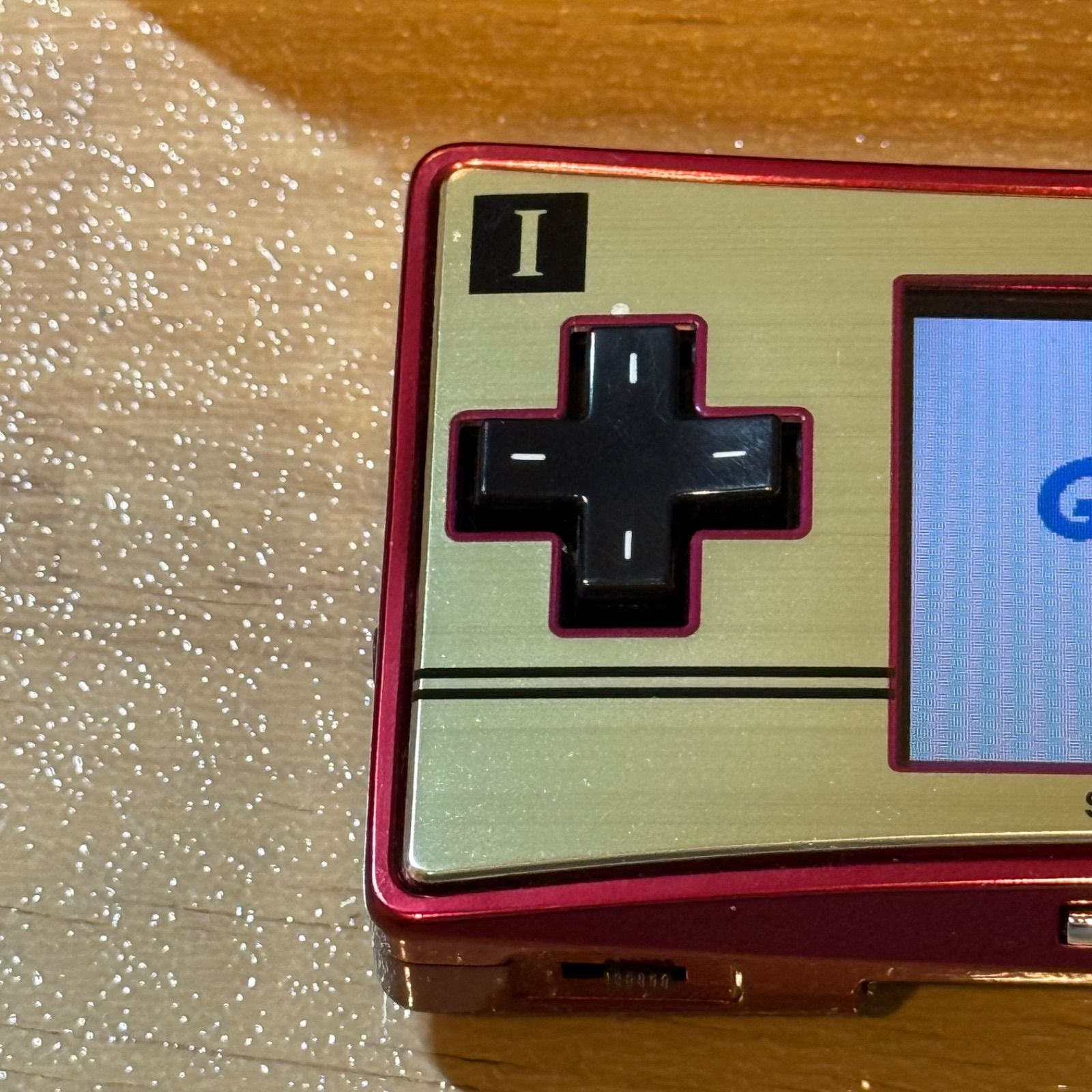 4-009 ゲームボーイミクロ 本体 20周年ファミコンカラー 箱付き - メルカリ