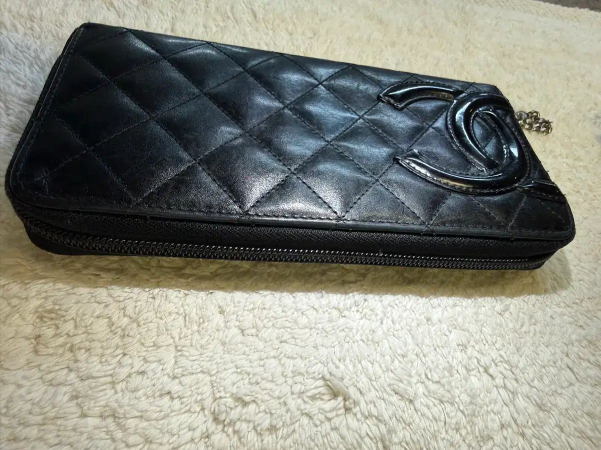 CHANEL Cambon Line ブラック キルティング 長財布 【公式通販】