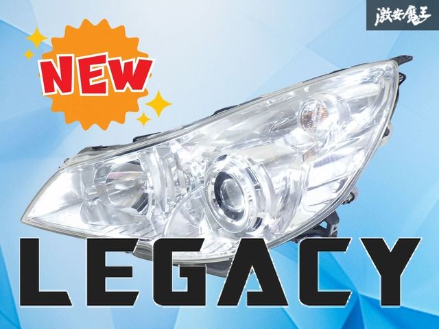 点灯OK！/レンズ綺麗！】スバル純正 BR9 BM9 レガシィ 前期 HID ヘッド