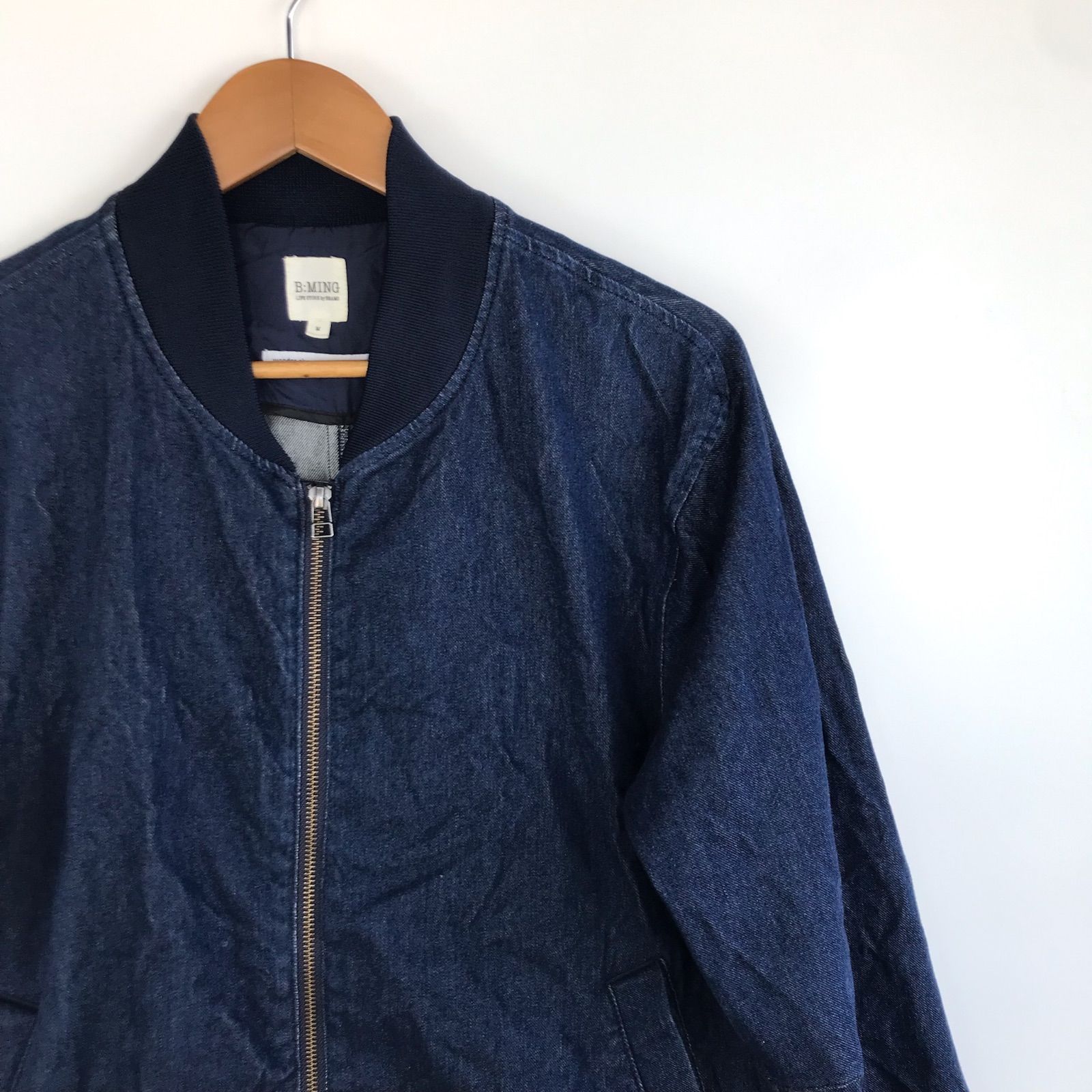 B:MING LIFE STORE by BEAMS デニムブルゾン レディース M ブルー 