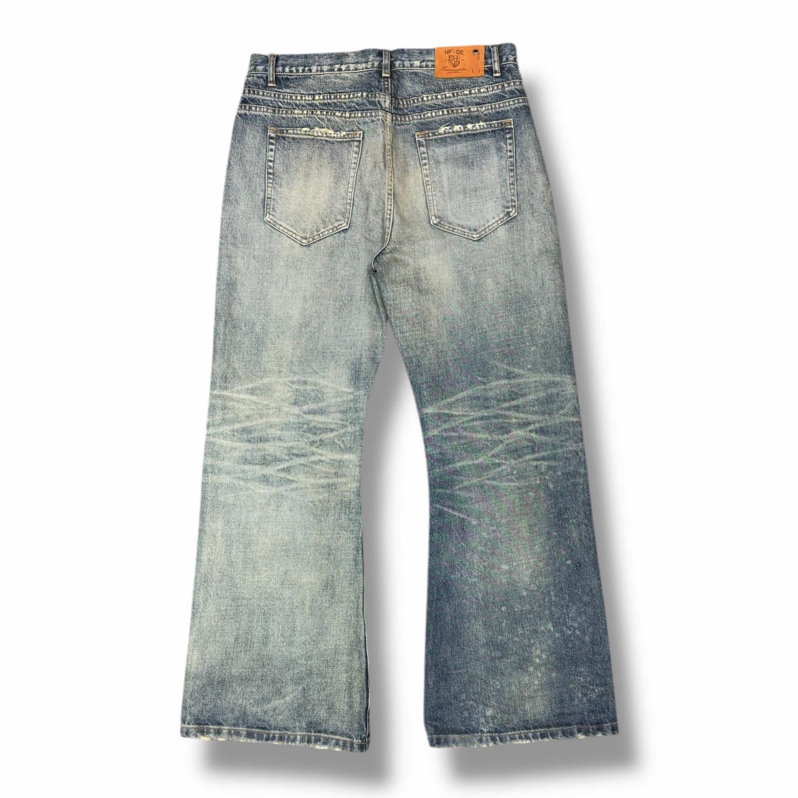 NO/FAITH STUDIOS SEA SALT SELVEDGE DENIM BOOTCUT シーソルトセル 