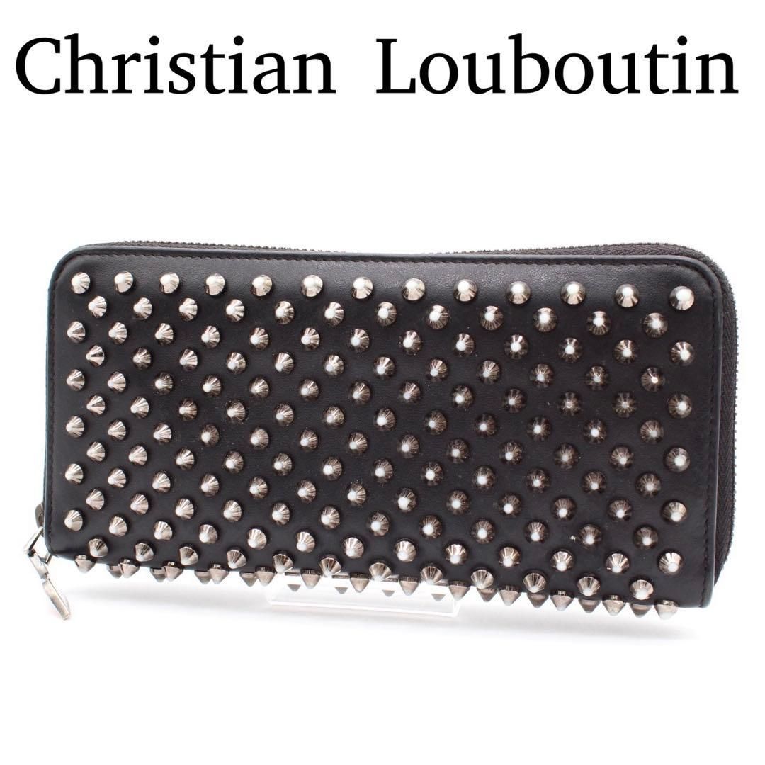 美品】Christian Louboutin パネトーネ スタッズ 長財布 黒 - メルカリ