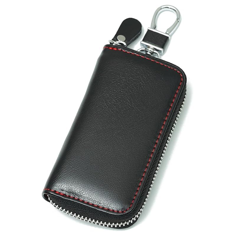 新品】 [NM.element] ブラック×レッド キーケース 鍵ケース メンズ 