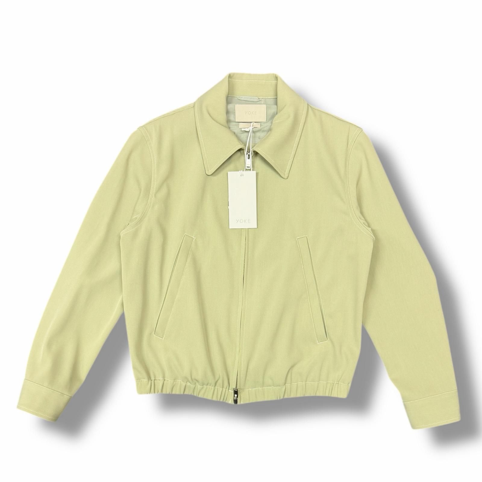 参考上代48400円 未使用 YOKE 25SS FRONT ZIP BLOUSON フロントジップ 