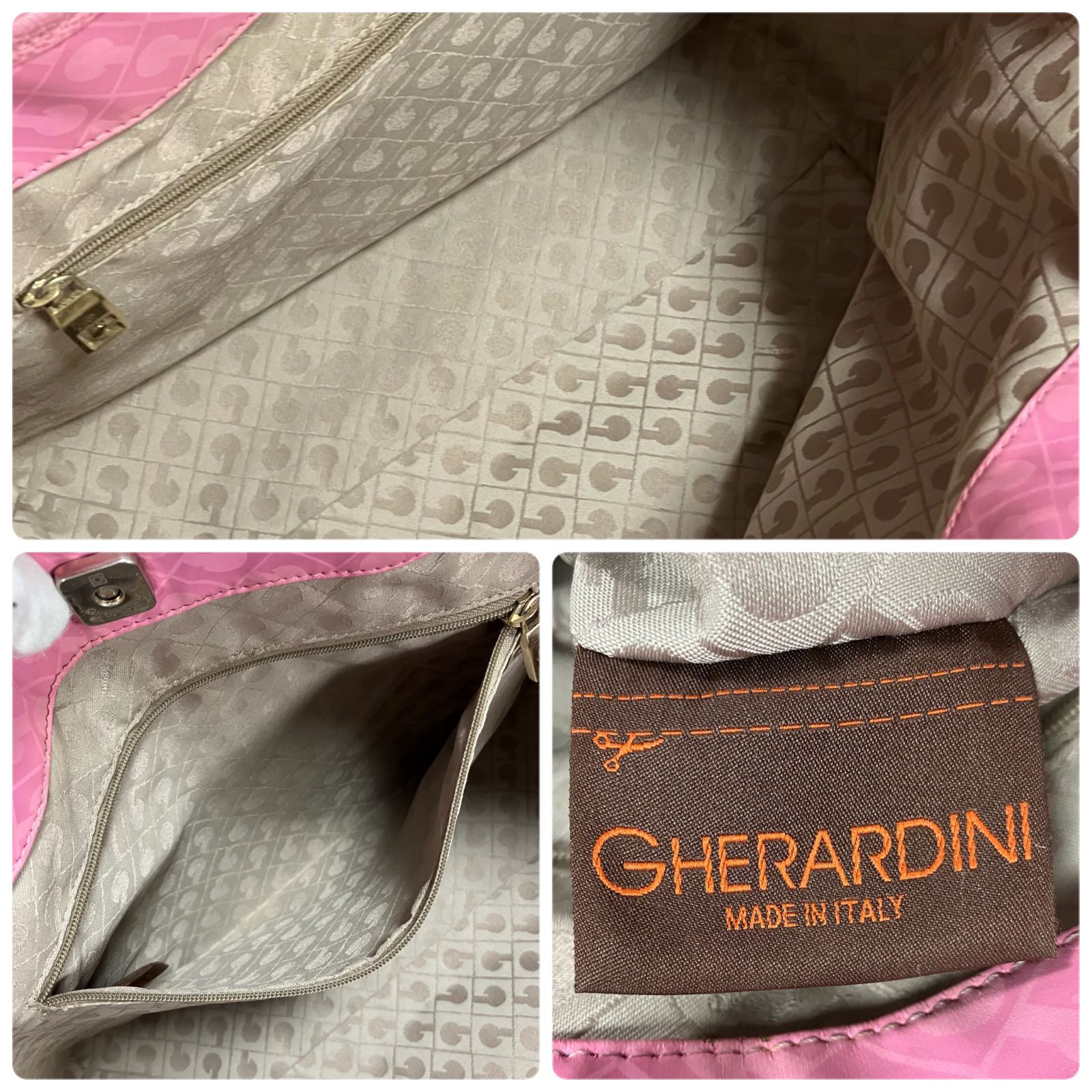 MY0515】GHERARDINI ゲラルディーニ トートバッグ 肩掛け ソフティ 