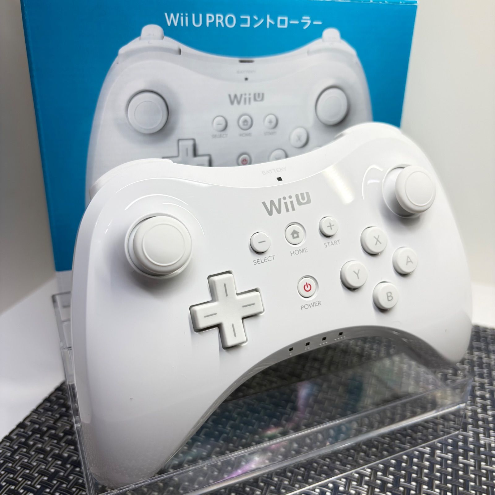 フルメンテナンス】WiiU ワイヤレスコントローラー プロコン ホワイト 