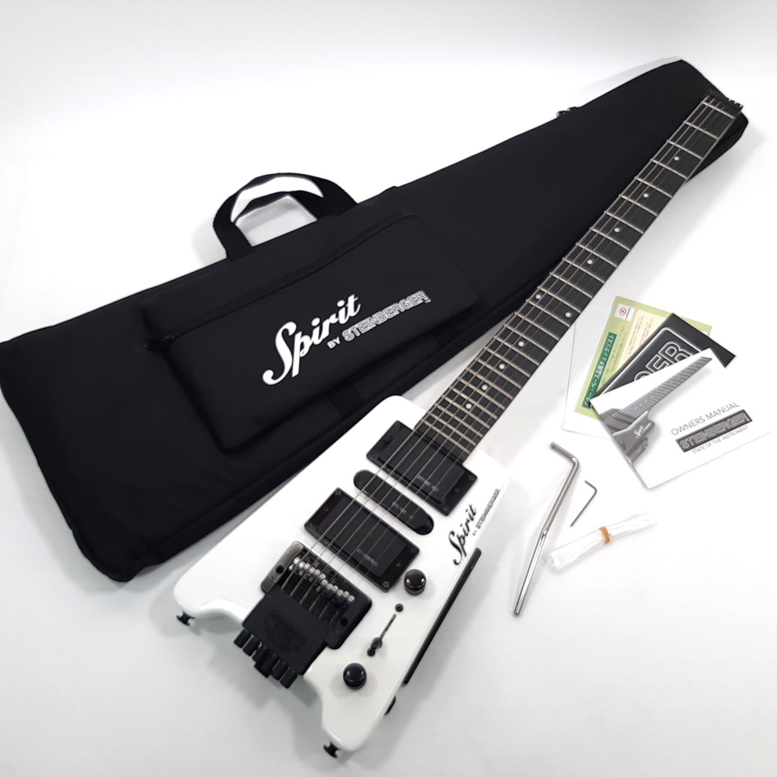Spirit by STEINBERGER GT-PRO Deluxe WH ヘッドレスギター ホワイト 