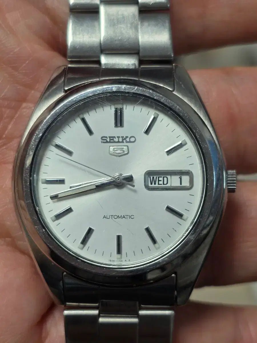  SEIKO 5 オートメティック 7S26-0440 デイデイト 時計 大人カジュアル 自動巻き時計 腕時計(アナログ)