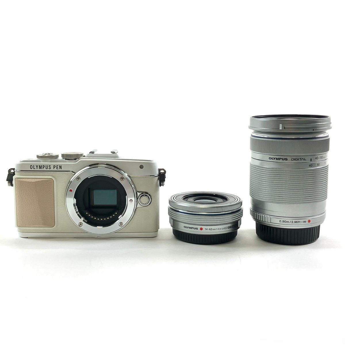 オリンパス OLYMPUS PEN Lite E-PL7 EZダブルズームキット ホワイト 