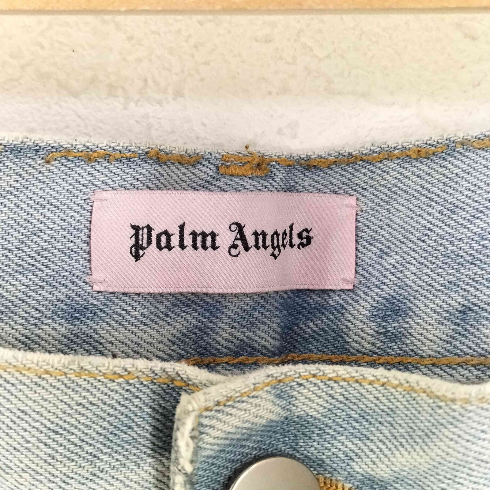パームエンジェルス Palm Angels ダメージ加工ストレートスキニー 