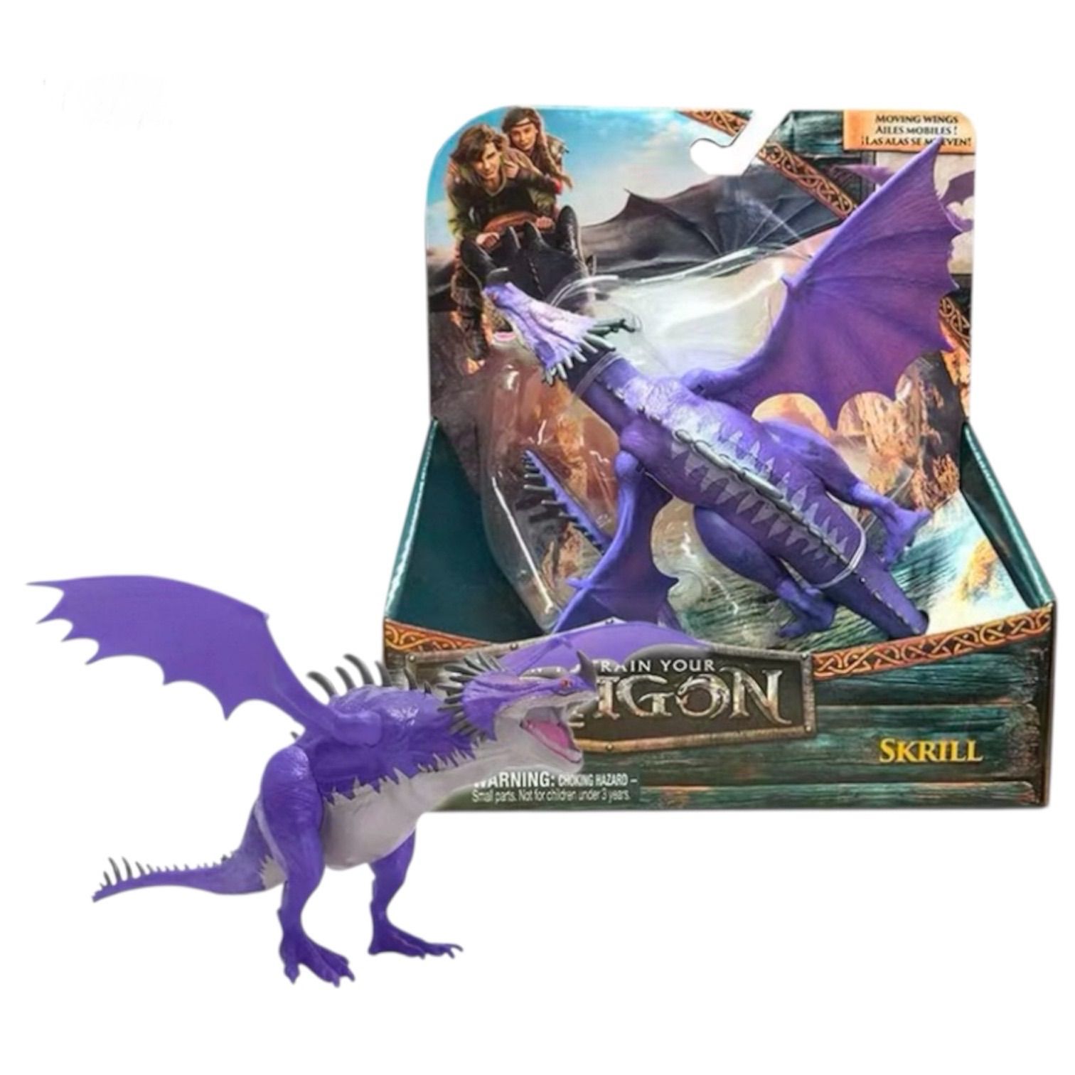 ヒックとドラゴン スクリル アクションフィギュア スピンマスター 龍 