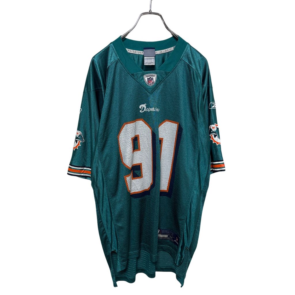 Reebok】 NFL Miami Dolphins Football Shirts WAKE マイアミ