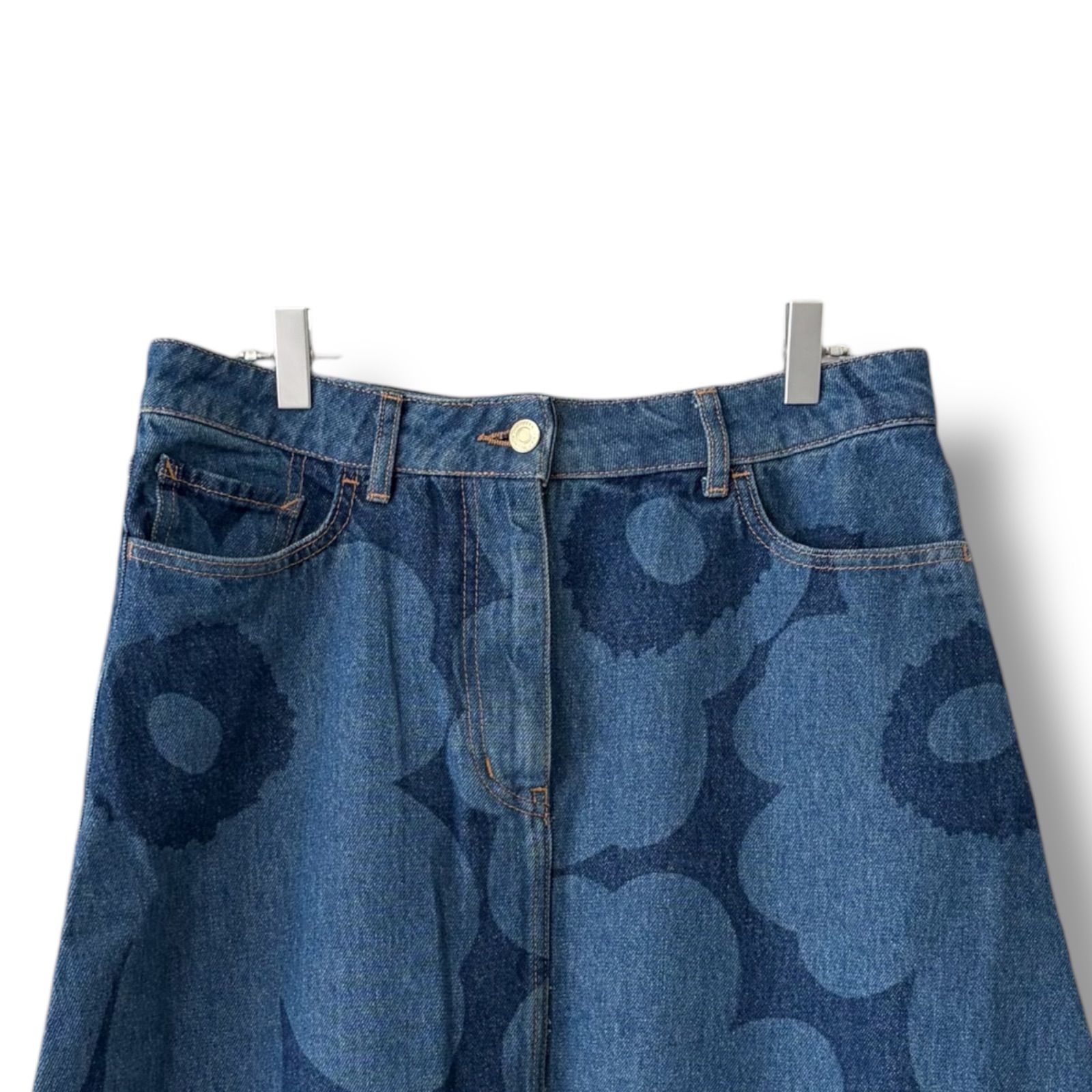 marimekko マリメッコ ブルー レディース スカート ロングスカート 