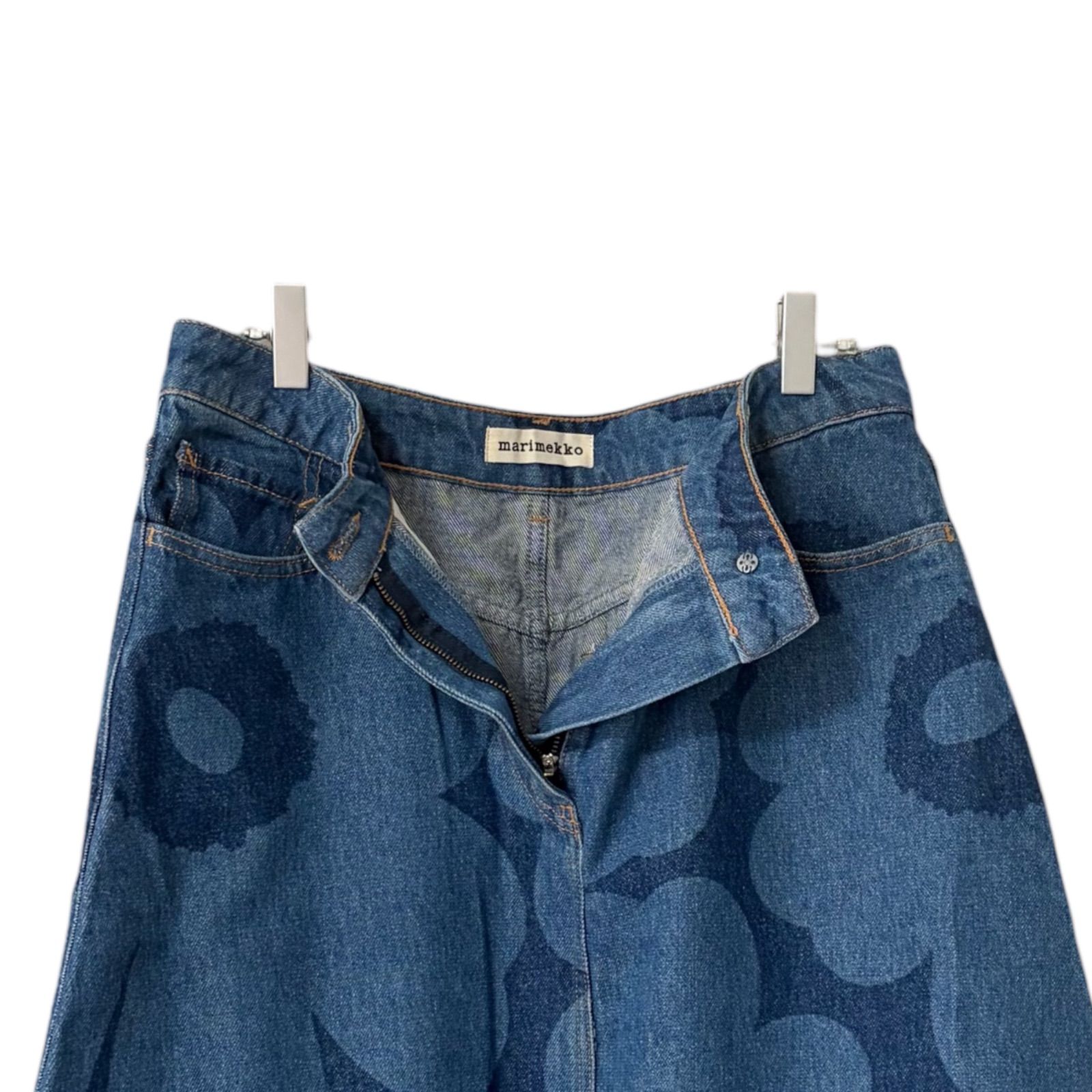 marimekko マリメッコ ブルー レディース スカート ロングスカート