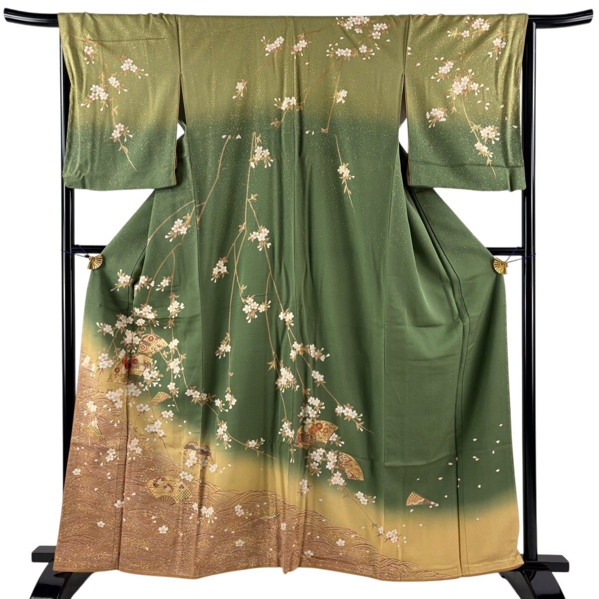 訪問着 身丈161.5cm 裄丈64cm 正絹 名品 【中古】 美品 訪問着 身丈
