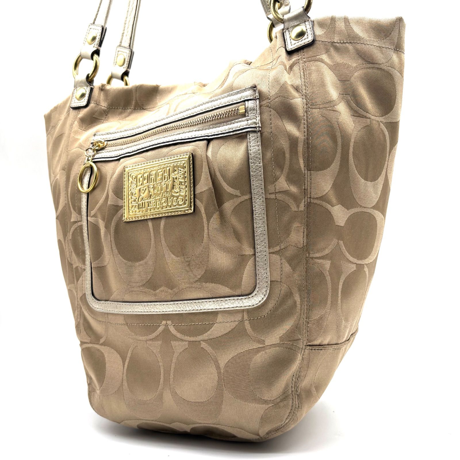 COACH y2k poppy signature totebag コーチ ポピー シグネチャー柄