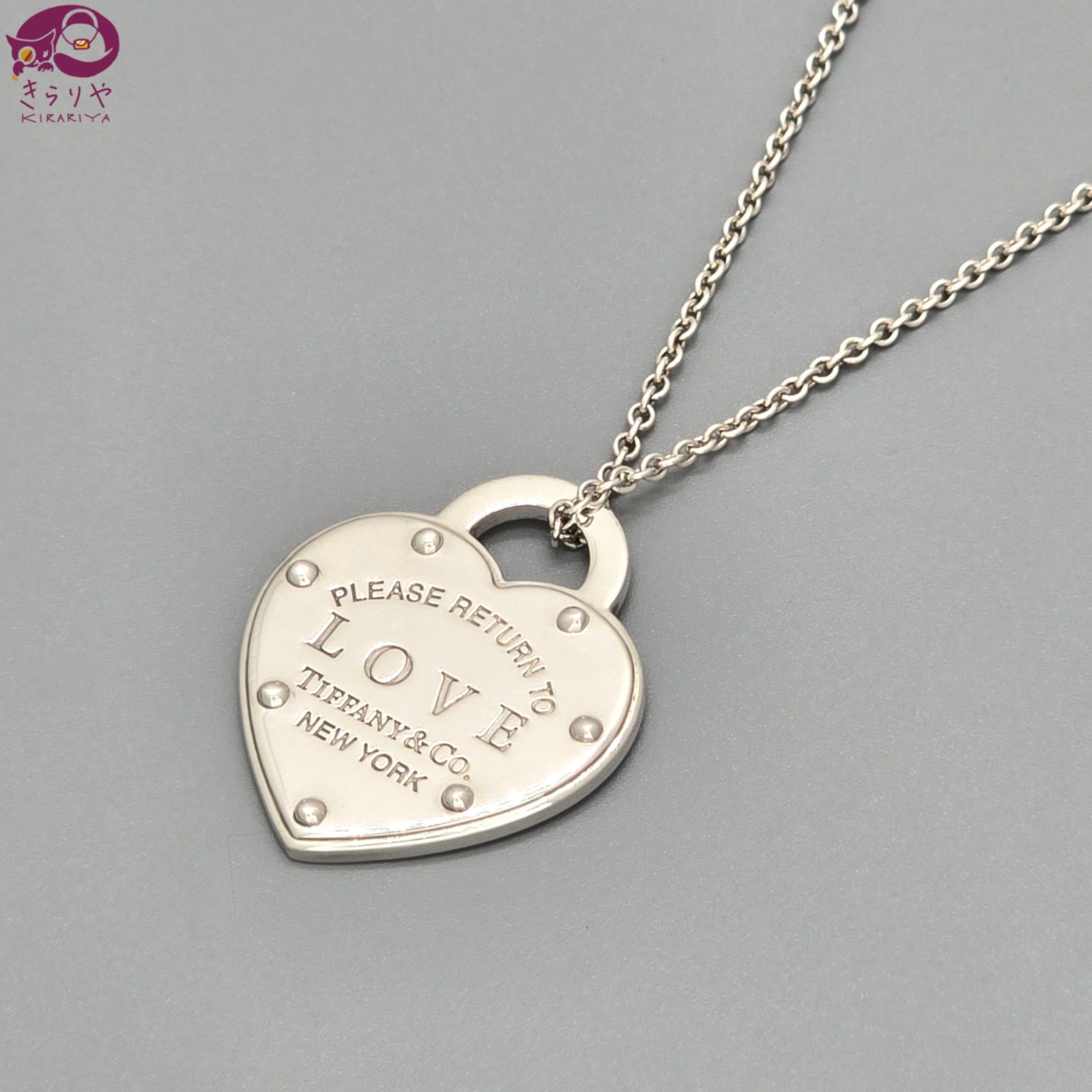 TIFFANY&CO. ティファニー リターントゥ ラブ ハート タグ ネックレス 