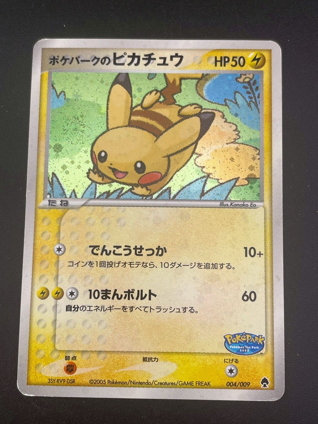 美品・特価　ポケパークのピカチュウ ポケパークプレミアムファイル 004/009 中古品】ポケパークのピカチュウ 004/009 ポケパークプレミアム