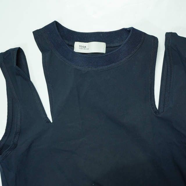 TOGA トーガ 20SS 日本製 Cold Shoulder Jersey Top オープン TOGA トーガ 20SS 日本製 Cold Shoulder Jersey Top オープン