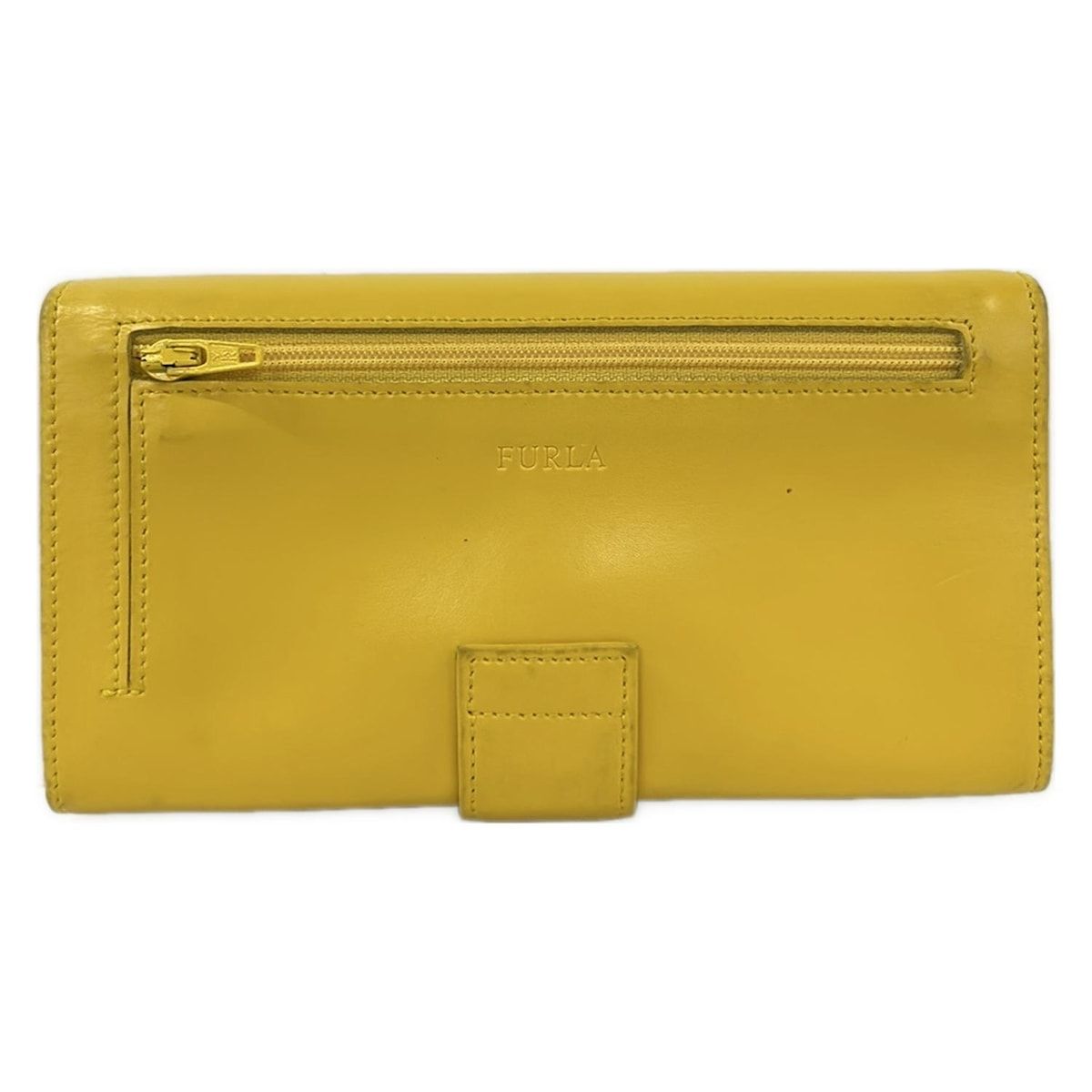FURLA(フルラ) 長財布 - ダークイエロー レザー - メルカリ FURLA(フルラ) 長財布 - ダークイエロー レザー - メルカリ