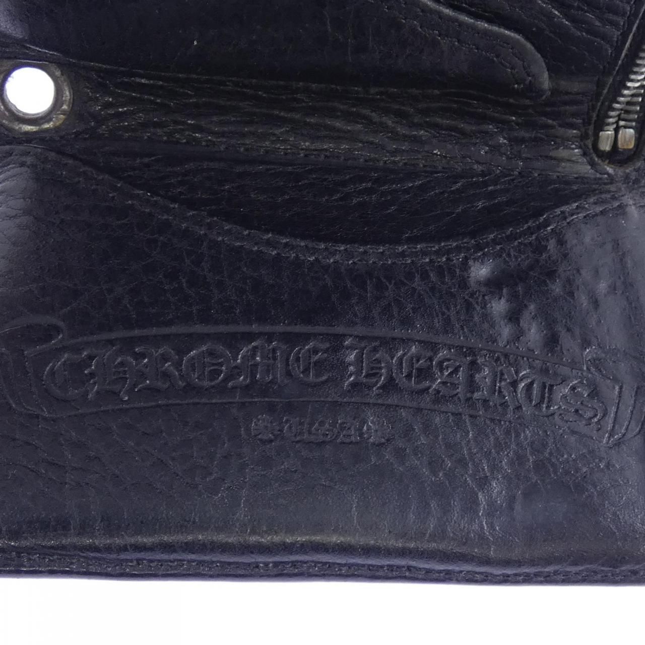 クロムハーツ CHROME HEARTS 3FOLD BLK 2246 304 0300 6200 WALLET