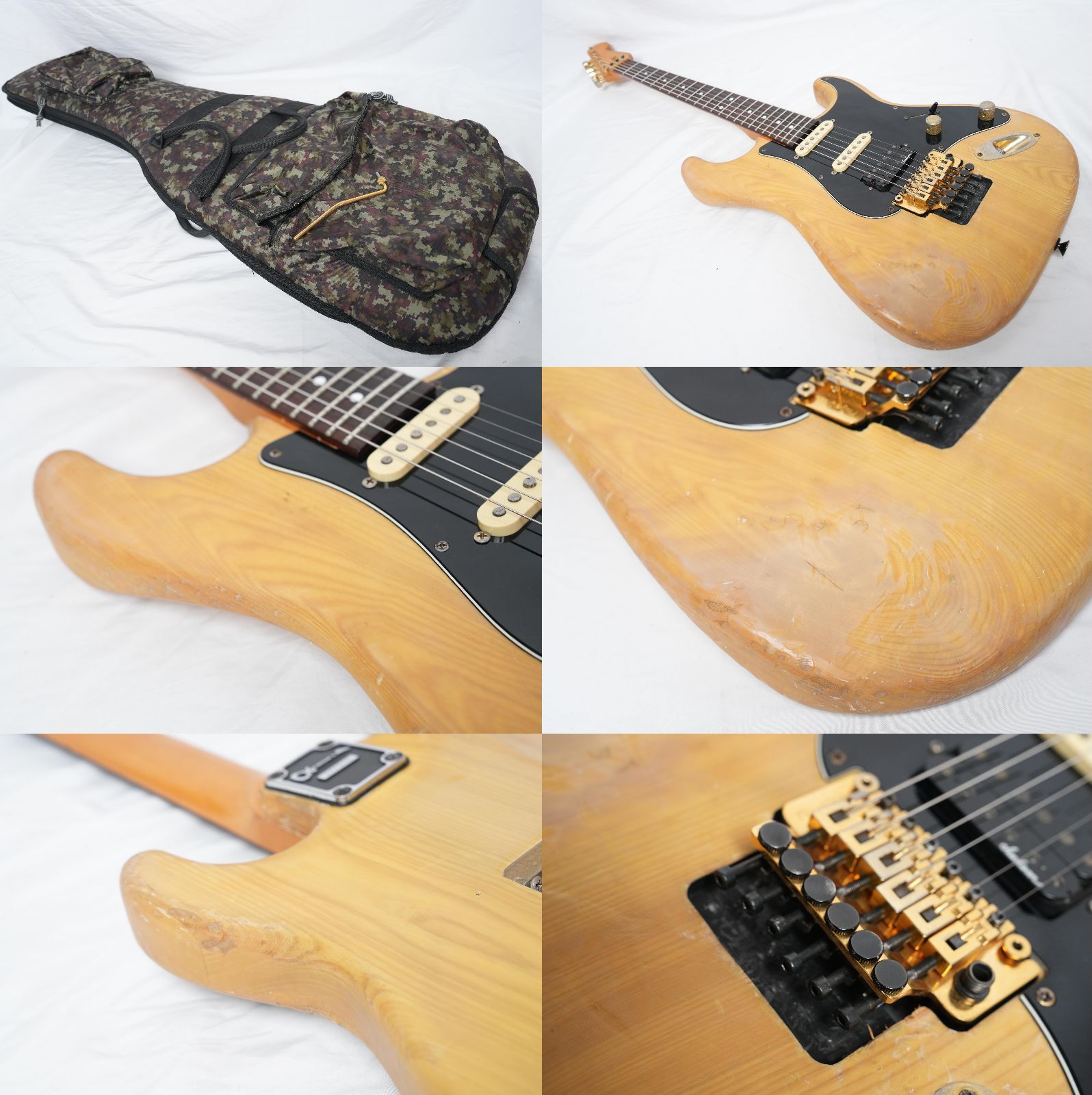 ☆CHARVEL by Jackson CST-060-SSH (改) 90年代 日本製 ストラトヘッド
