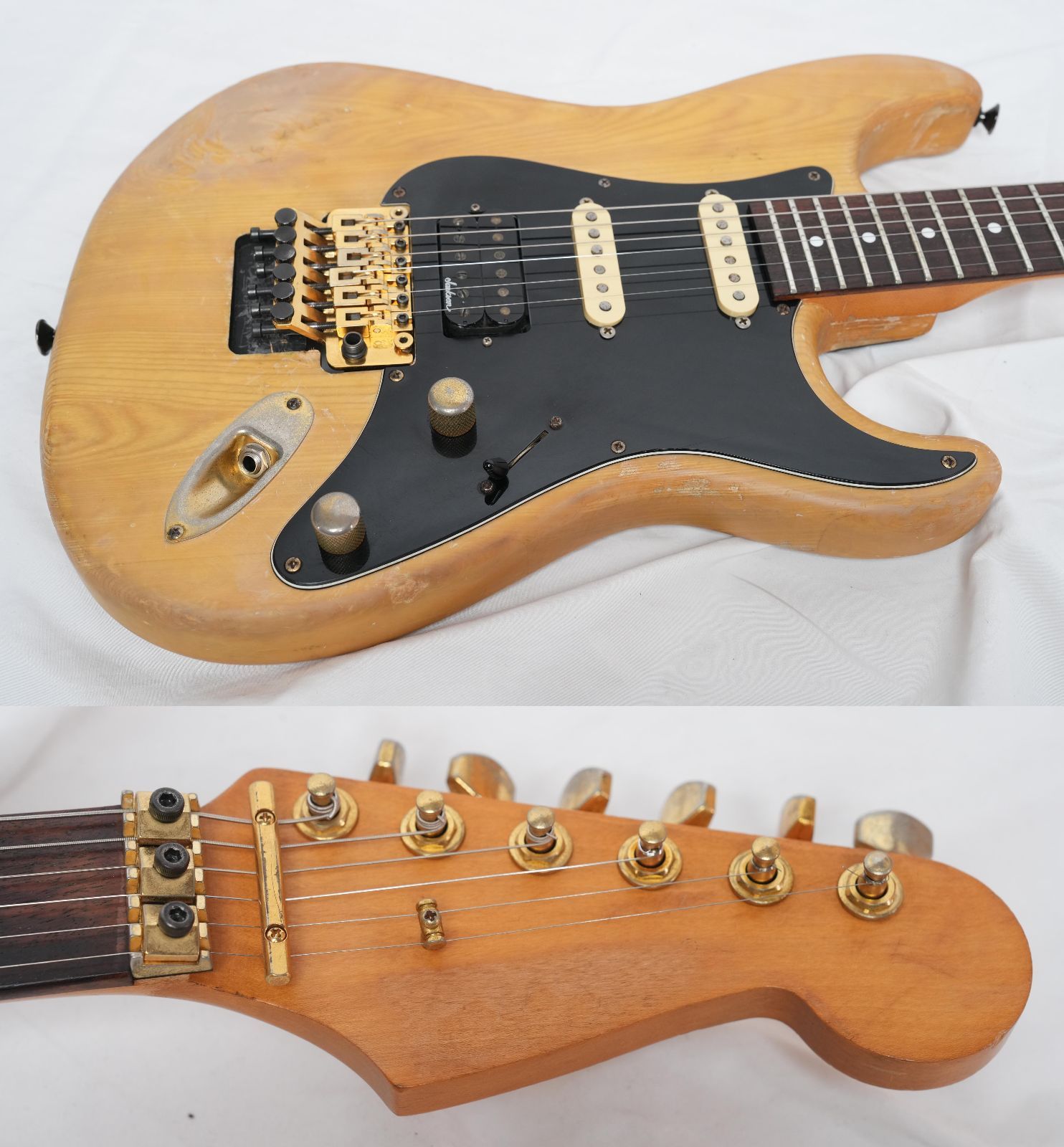 ☆CHARVEL by Jackson CST-060-SSH (改) 90年代 日本製 ストラトヘッド