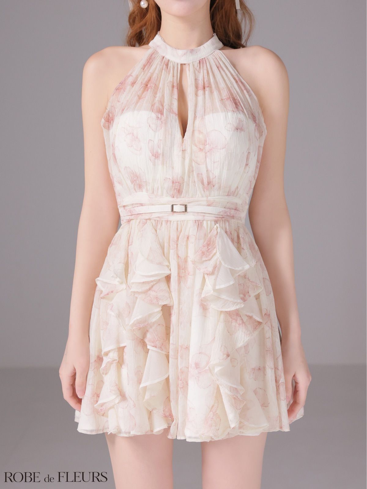ピンク [FM3498-fm3498]【ROBE de FLEURS/ローブドフルール】フラワー 