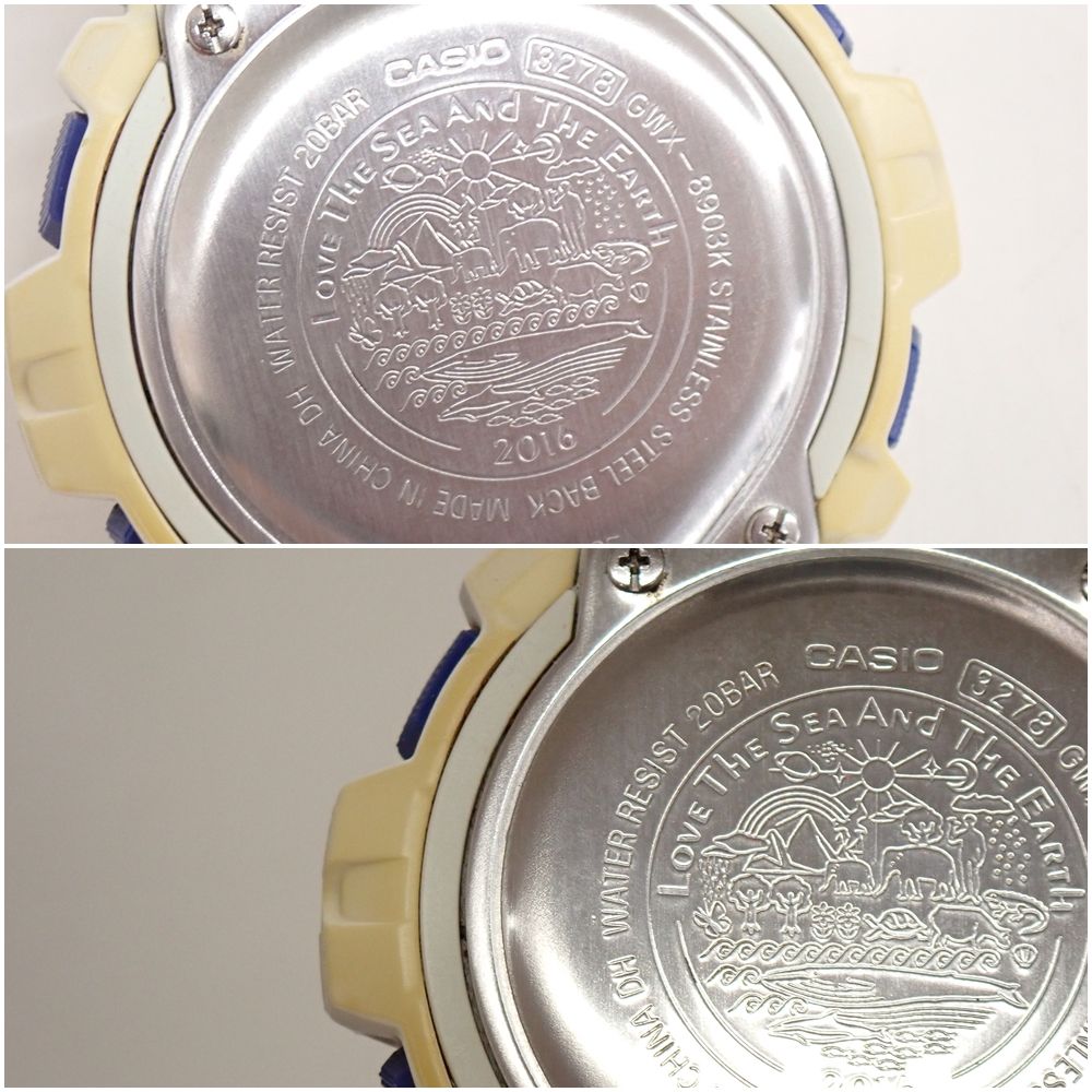 メンズ 稼働 G-SHOCK イルカ クジラ GWX-8903K ソーラー メンズ
