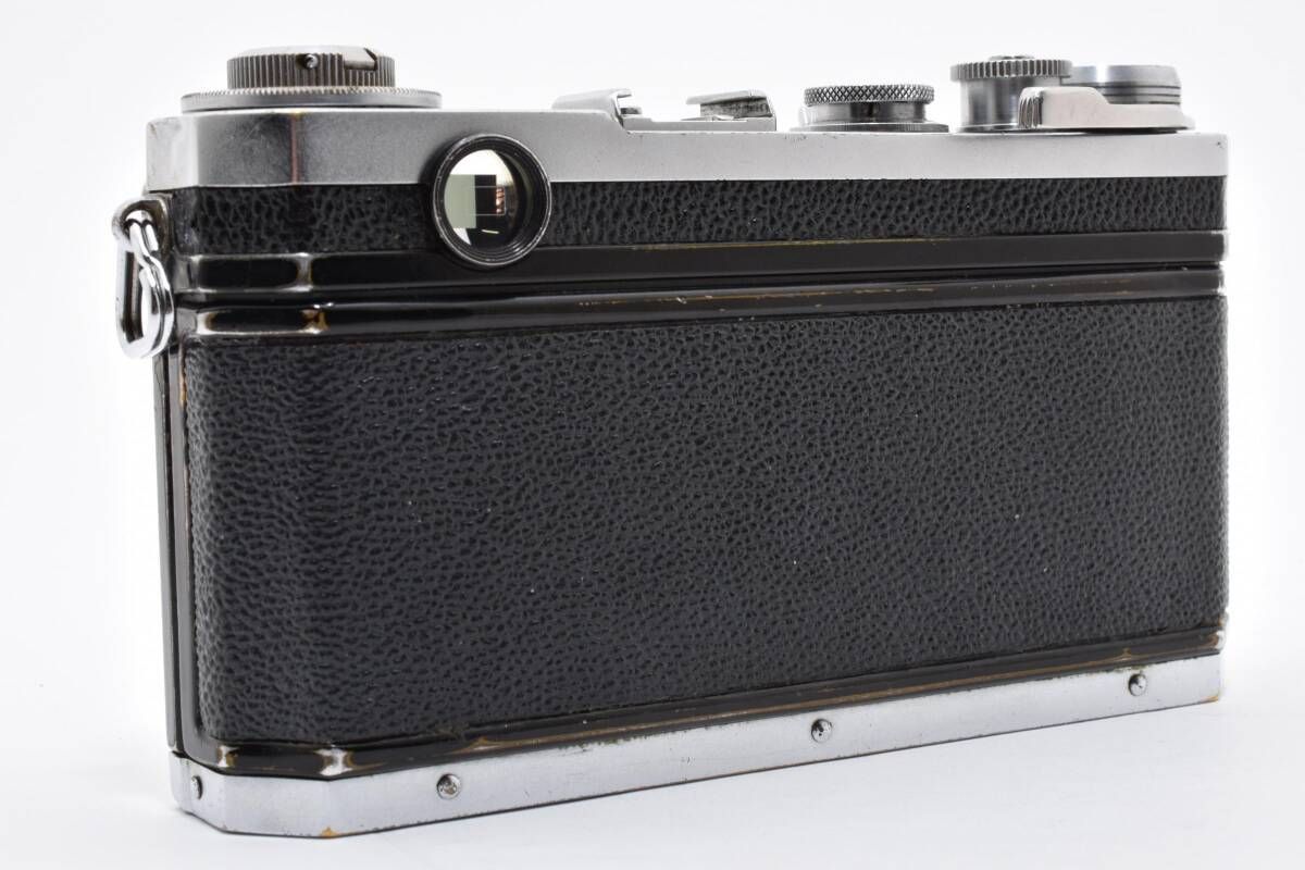 Nikon S2レンジファインダーカメラ シルバー 最前線の NikonS2(前期) レンジファインダーカメラ シルバー 等倍