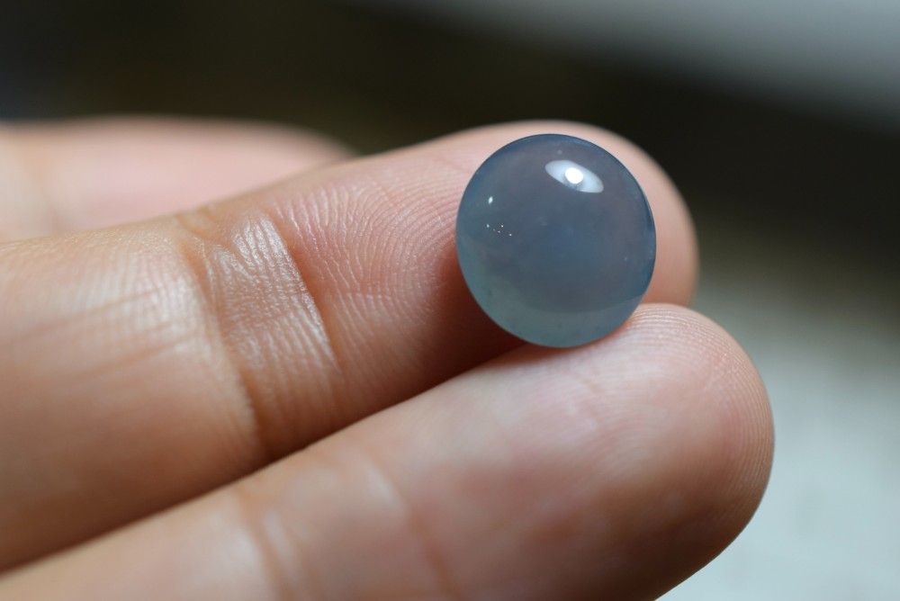 RS11-50 極品 宝石質 高氷種 深暗緑 雫 グアテマラ産A貨本翡翠