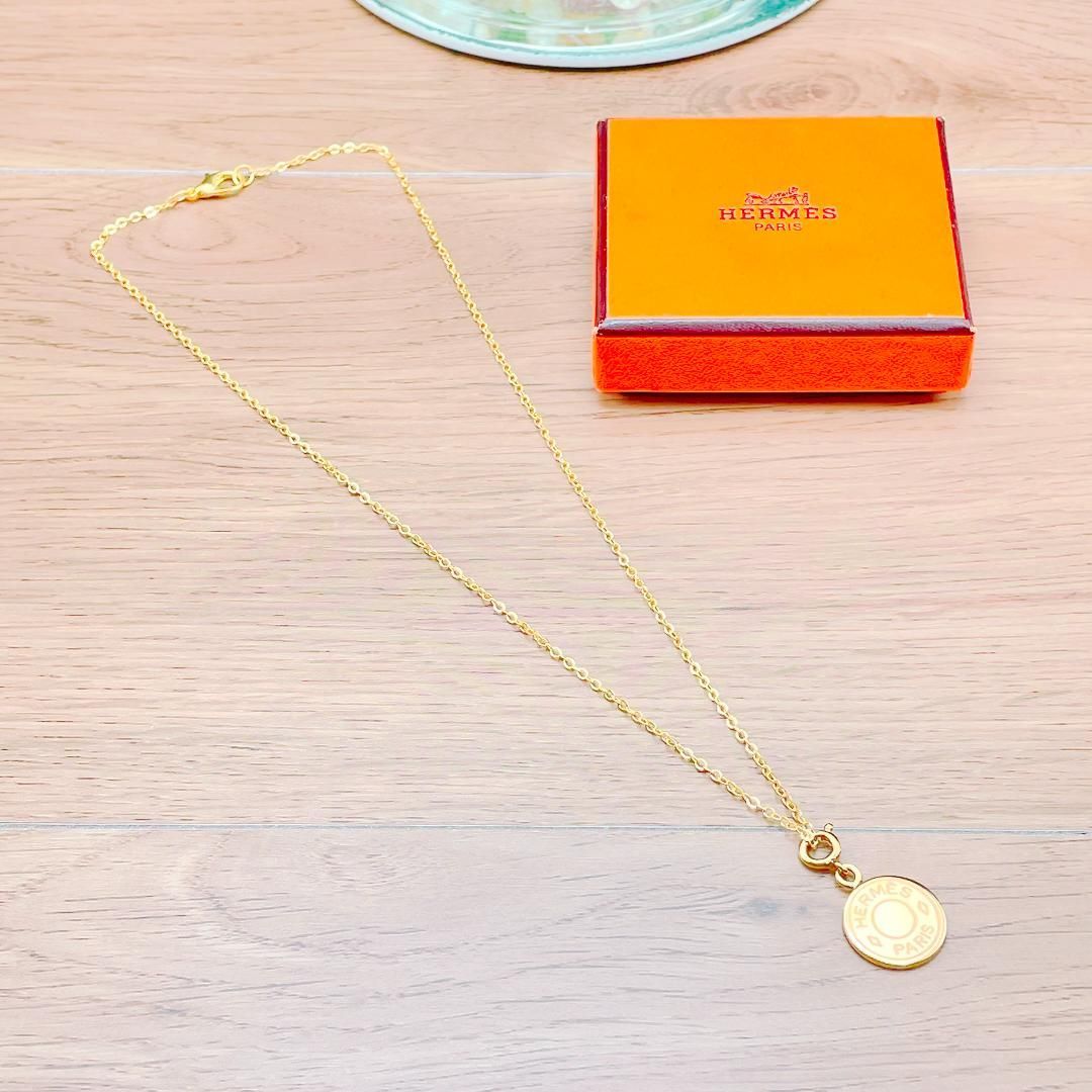 ◇エルメス◇ 新品仕上済 HERMES セリエ ネックレス ゴールドカラー 小
