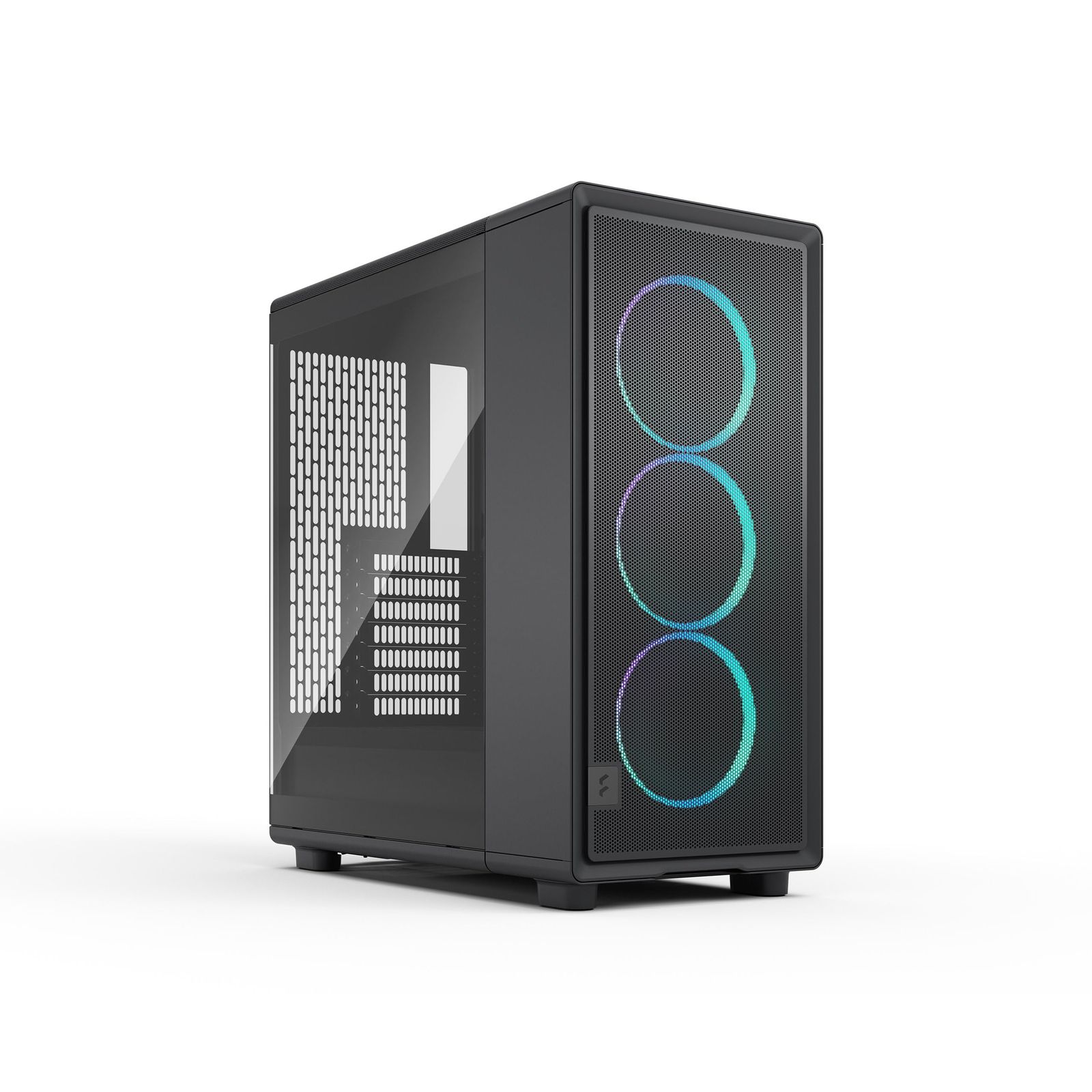 新品 Fractal Design Epoch Black TG RGB Light tint ミドルタワー型PCケース 強化ガラスパネル RGBファン ブラック FD-C-EPO1A-04 CS9341