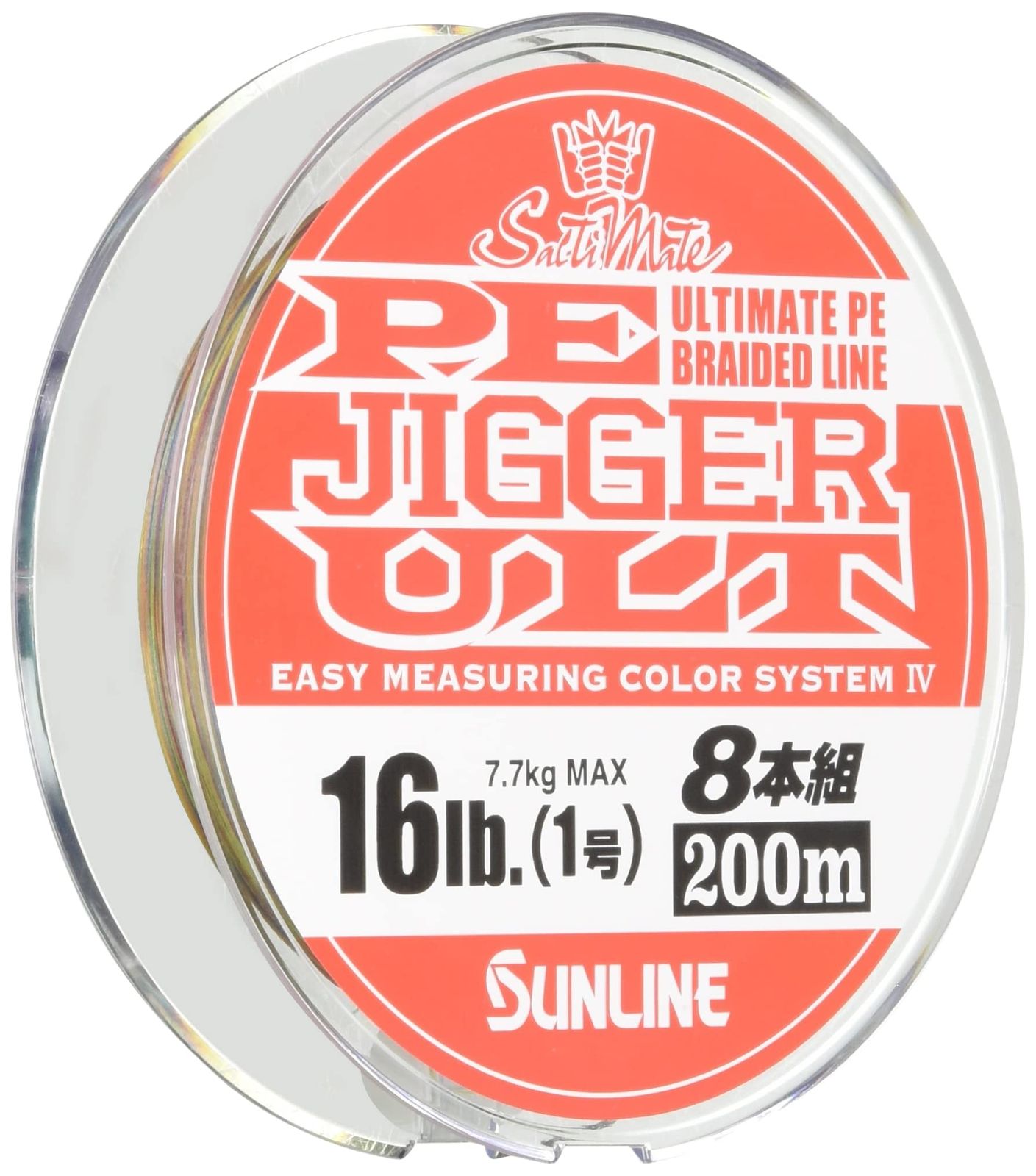新品 サンライン(SUNLINE) PEライン ソルティメイト ジガー ULT 8本組 200m 1号 16lb