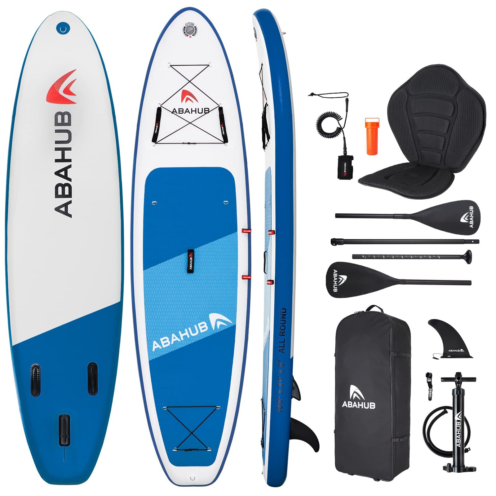 迅速に発送】Abahub sup ボード インフレータブル パドルボード 長 