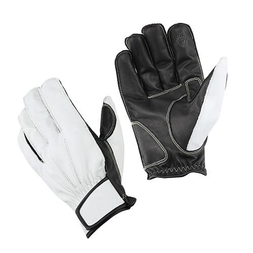 新品 ヤマハ発動機(Yamaha) ライディンググローブ【YAMAHA MOTOR ORIGINAL】 YL4001CYBERLEATHER グローブ アイボリー Mサイズ 90792-G095M